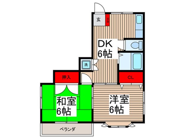 サンコーポラスの物件間取画像